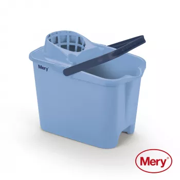 Cubo MERY 14L con escurridor azul