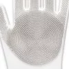Guantes de limpieza de silicona MERY 2 uds. 34,5x15,5x2,6cm gris claro