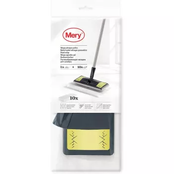 Cepillo de suelo para recogida de polvo Dust Mop 25,8x10,5cm con 10 paños 29,5x21,5cm