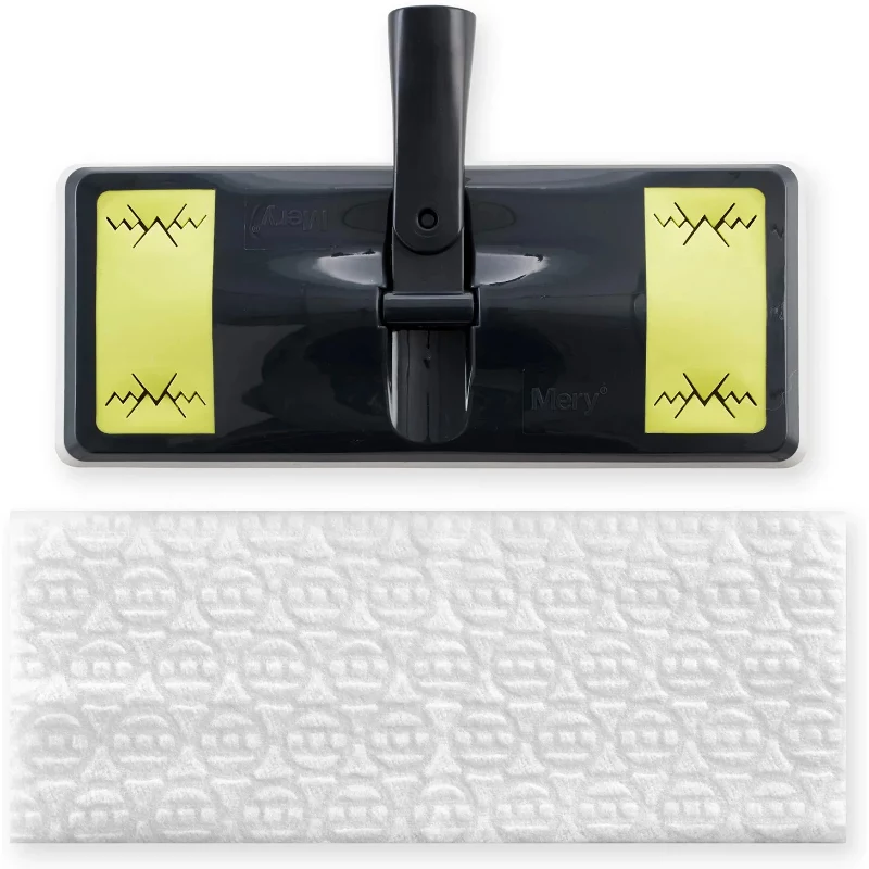 Cepillo de suelo para recogida de polvo Dust Mop 25,8x10,5cm con 10 paños 29,5x21,5cm