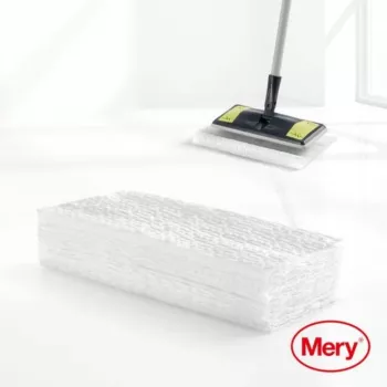 Paños atrapapolvo de microfibra MERY 20 uds. para cepillo de suelo Dust Mop 29,5x21,5cm