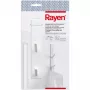 Perchero de puerta RAYEN para colgar / 2 ganchos / blanco