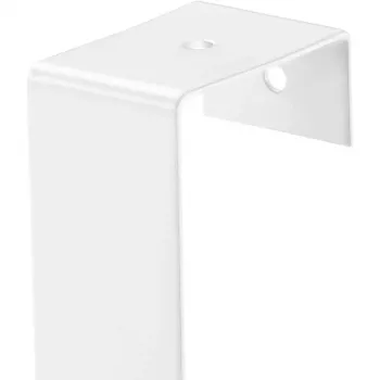 Perchero de puerta RAYEN para colgar / 2 ganchos / blanco