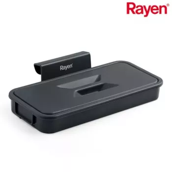 Soporte para bolsas de basura RAYEN para puerta de armario 24,5 x 13,5 x 5,5 cm