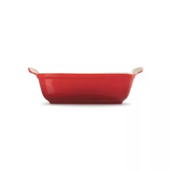 LE CREUSET Fuente rectangular Heritage gres 19x14cm / 1,1L rojo