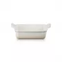 Le Creuset Fuente rectangular Heritage de gres 19x14cm / 1,1L blanco