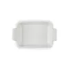 Le Creuset Fuente rectangular Heritage de gres 19x14cm / 1,1L blanco