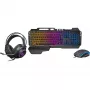 YENKEE YGS 01 INFERNO Set gaming 3 en 1 - Teclado, ratón, auriculares | Retroiluminación LED Rainbow