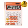 REBELL calculadora semidesktop RE-SDC912OR BX, LCD de 12 dígitos, doble alimentación, negro/plata