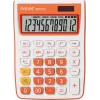 REBELL calculadora semidesktop RE-SDC912OR BX, LCD de 12 dígitos, doble alimentación, negro/plata