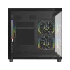 Rampage LUMID caja de PC M-ATX 3 ventiladores ARGB negra