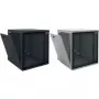 LogiLink W09A54B armario mural SOHO de 19" 9U, 540x550 mm, flatpack, negro