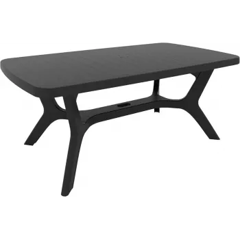 Keter mesa de jardín Baltimore gris antracita 29202808939