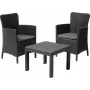 KETER conjunto de muebles de jardín Salvador conjunto de balcón gris