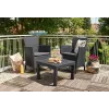 KETER conjunto de muebles de jardín Salvador conjunto de balcón gris