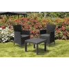 KETER conjunto de muebles de jardín Salvador conjunto de balcón gris