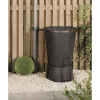KETER bidón de agua de lluvia Indigo + base 200L gris