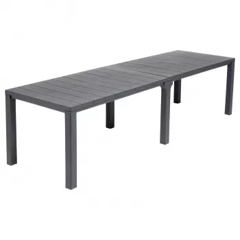 KETER mesa de jardín Julie Double Table (2 configuraciones) gris