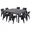 KETER mesa de jardín Julie Double Table (2 configuraciones) gris