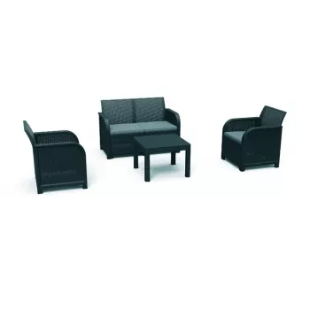 KETER conjunto de muebles de jardín Rosalie set con mesa Classic gris
