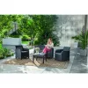KETER conjunto de muebles de jardín Rosalie set con mesa Classic gris