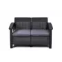 KETER sofá de jardín doble Corfu Love Seat gris