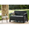 KETER sofá de jardín doble Corfu Love Seat gris