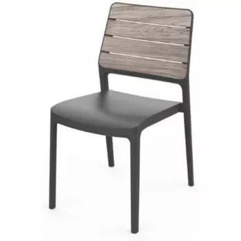KETER silla de jardín Deco Porto tono fresno/gris