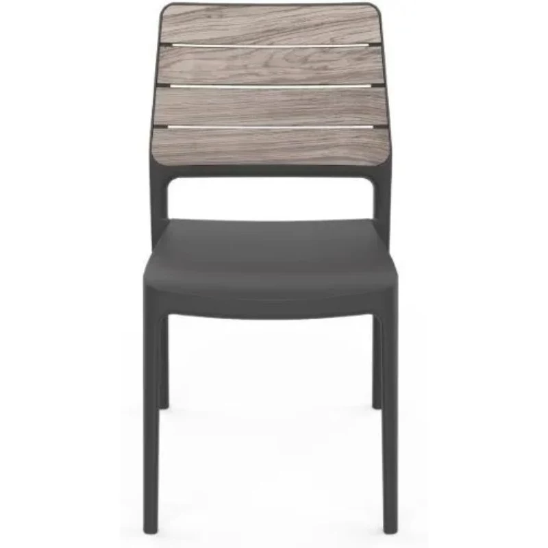 KETER silla de jardín Deco Porto tono fresno/gris