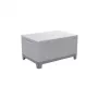 KETER Mesa de jardín/cofre de almacenamiento Scandi Storage Table gris claro/gris acero oscuro