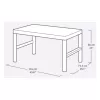 KETER Mesa de jardín Lyon Table Rezolith (2 configuraciones) beige