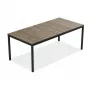 KETER Mesa de jardín Deco Porto Nova 200 nogal/negro