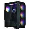Zalman N7 PLUS V2 carcasa de PC ATX Midi-Tower, 7 ventiladores ARGB de 120mm, cristal templado, negro