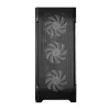 Zalman N7 PLUS V2 carcasa de PC ATX Midi-Tower, 7 ventiladores ARGB de 120mm, cristal templado, negro