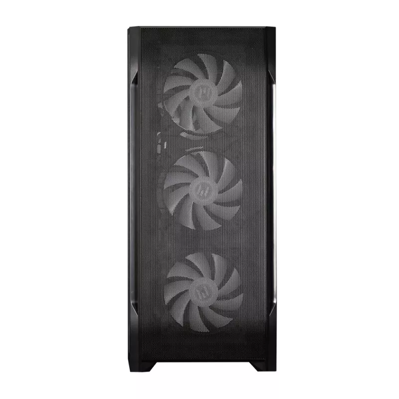 Zalman N7 PLUS V2 carcasa de PC ATX Midi-Tower, 7 ventiladores ARGB de 120mm, cristal templado, negro