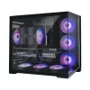 Zalman D40, carcasa de PC ATX Mid Tower, 7 ventiladores ARGB de 120mm, negro