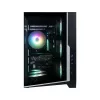 Zalman D40, carcasa de PC ATX Mid Tower, 7 ventiladores ARGB de 120mm, negro
