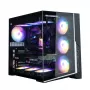 Zalman D40F, carcasa de PC ATX Mid Tower, 7 ventiladores FRGB de 120mm, negro