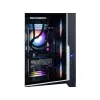 Zalman D40F, carcasa de PC ATX Mid Tower, 7 ventiladores FRGB de 120mm, negro