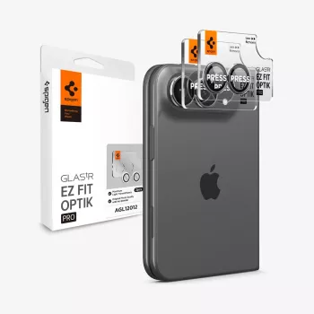 Spigen Glas.Tr Camera EZ FIT Optik Pro protector de objetivo para Apple iPhone Fold, blanco, 2 uds.