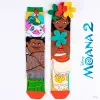 MADMIA calcetines infantiles altos Vaiana Moana 2 flores 3D Maui Disney / Md026