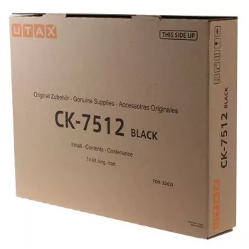 Kit de tóner original UTAX CK-7512 negro (1T02V70TA0), 20.000 páginas