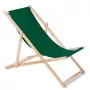 Tumbona clásica de madera de haya GreenBlue GB183 verde oscuro