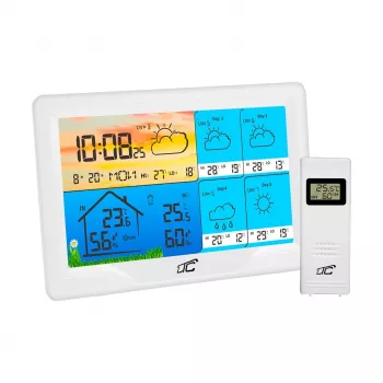 INNE SMART Estación meteorológica con pantalla en color TYUA LXSTP08BS