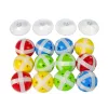 LEAN TOYS Set de juego diana 36 cm escudo con pelotas de velcro