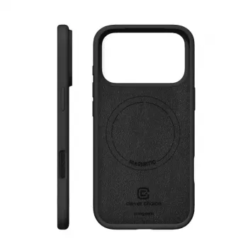 Crong Color Cover Magnetic – funda MagSafe iPhone 18 Pro / 17 Pro (negro)