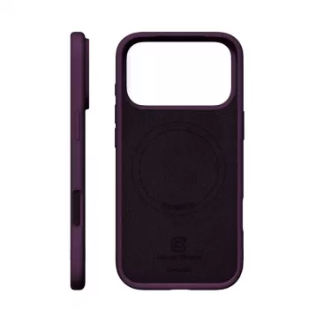 Crong Color Cover Magnetic - Funda MagSafe iPhone 18 Pro / 17 Pro (ciruela)