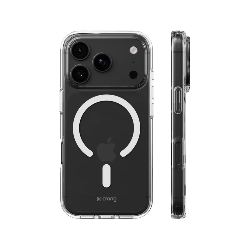 Crong Clear MAG Cover - Funda MagSafe iPhone 18 Pro Max / 17 Pro Max (transparente)