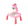 LEAN TOYS Proyector pizarra Proyector para aprender a dibujar Rosa dinosaurio