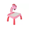 LEAN TOYS Proyector pizarra Proyector para aprender a dibujar Rosa dinosaurio